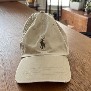 Vintage 90s Ralph Lauren Polo Leather Clasp Hat